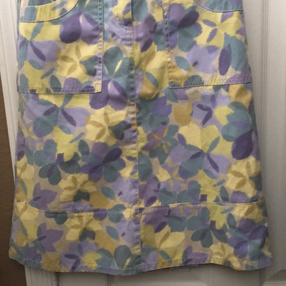 FINAL MARKDOWN J Jill cotton summer skirt 2 - Picture 3 of 15